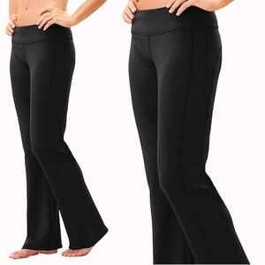 Athleta Kickbooty Thermal Tech Stretch Fleece Lined Yoga Flare Pant Size XXS